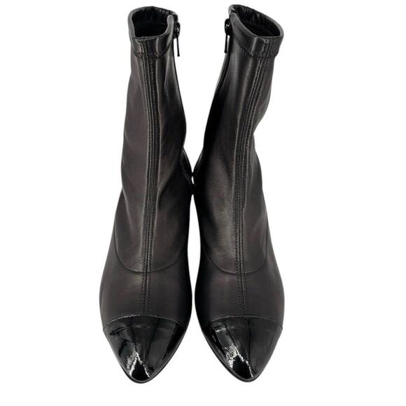 La babe Women’s Ankle Bootie Stretch Italy Designer Size 37 Cap Toe - Picture 3 of 12